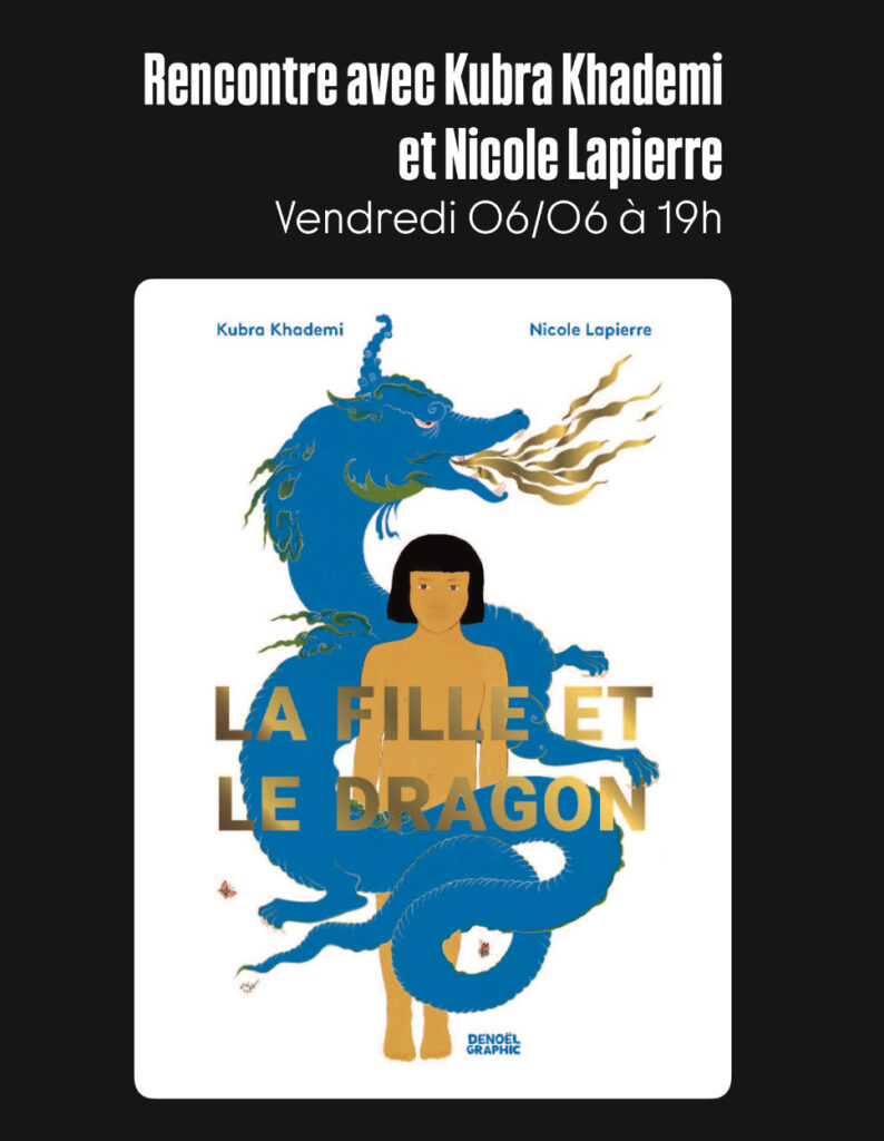 Rencontre avec Kubra Kadhemi le 6 juin pour le livre La fille et le dragon