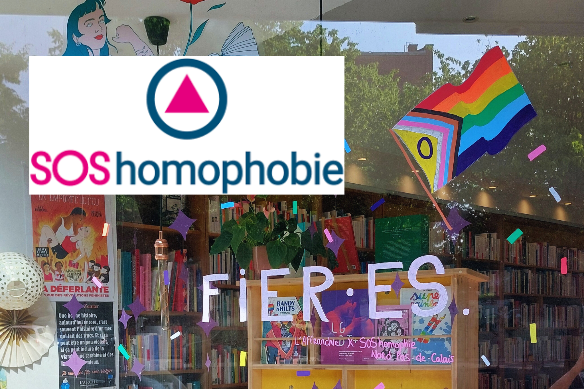 FIER.ES avec SOS homophobie Nord Pas-de-Calais