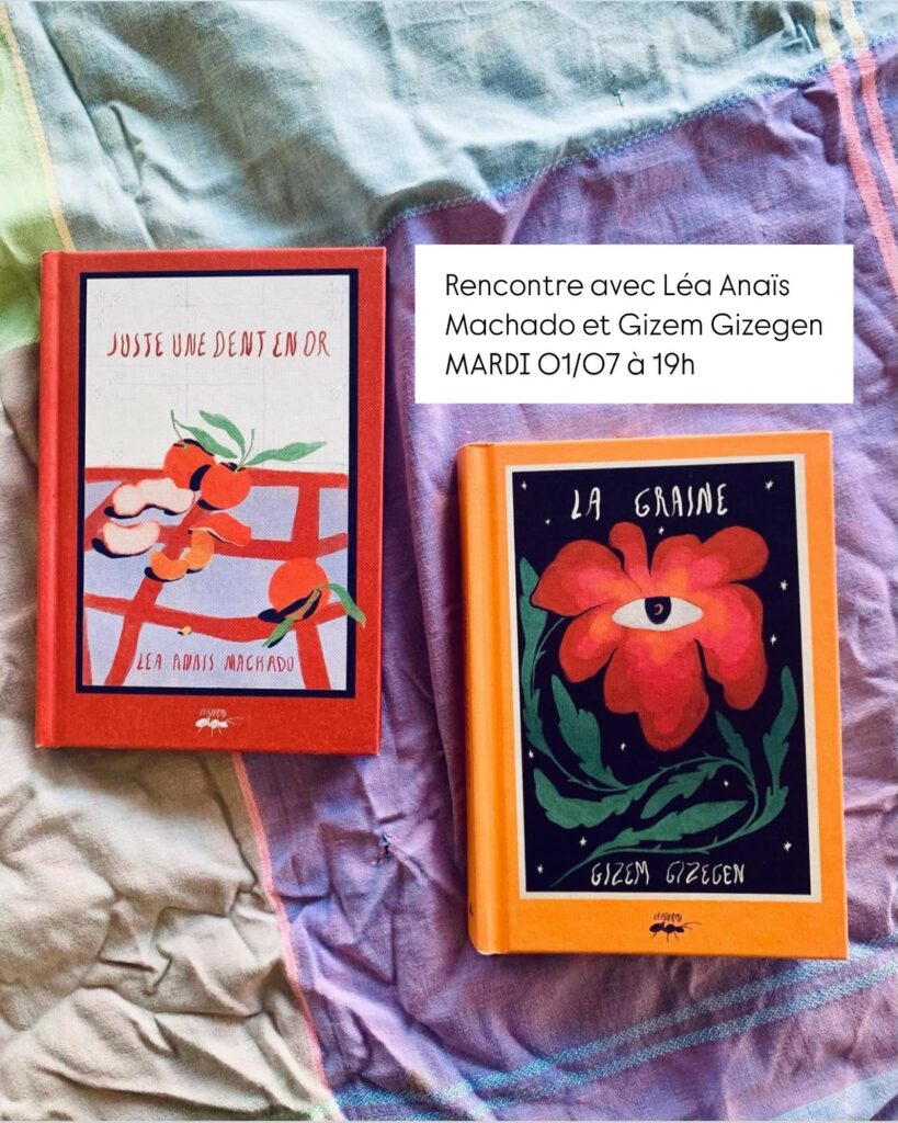 mardi 01 juillet - La Fourmi éditions avec Léa Anaïs Machado et Gizem Gizegen