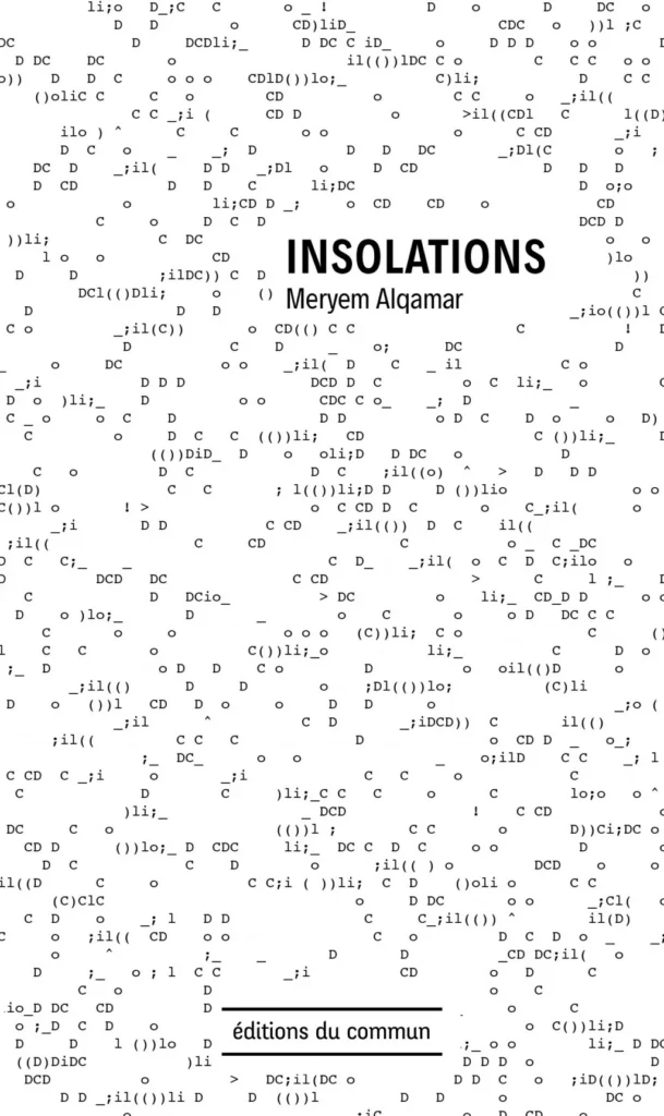 Insolations Meryem Alqamar editions du commun
